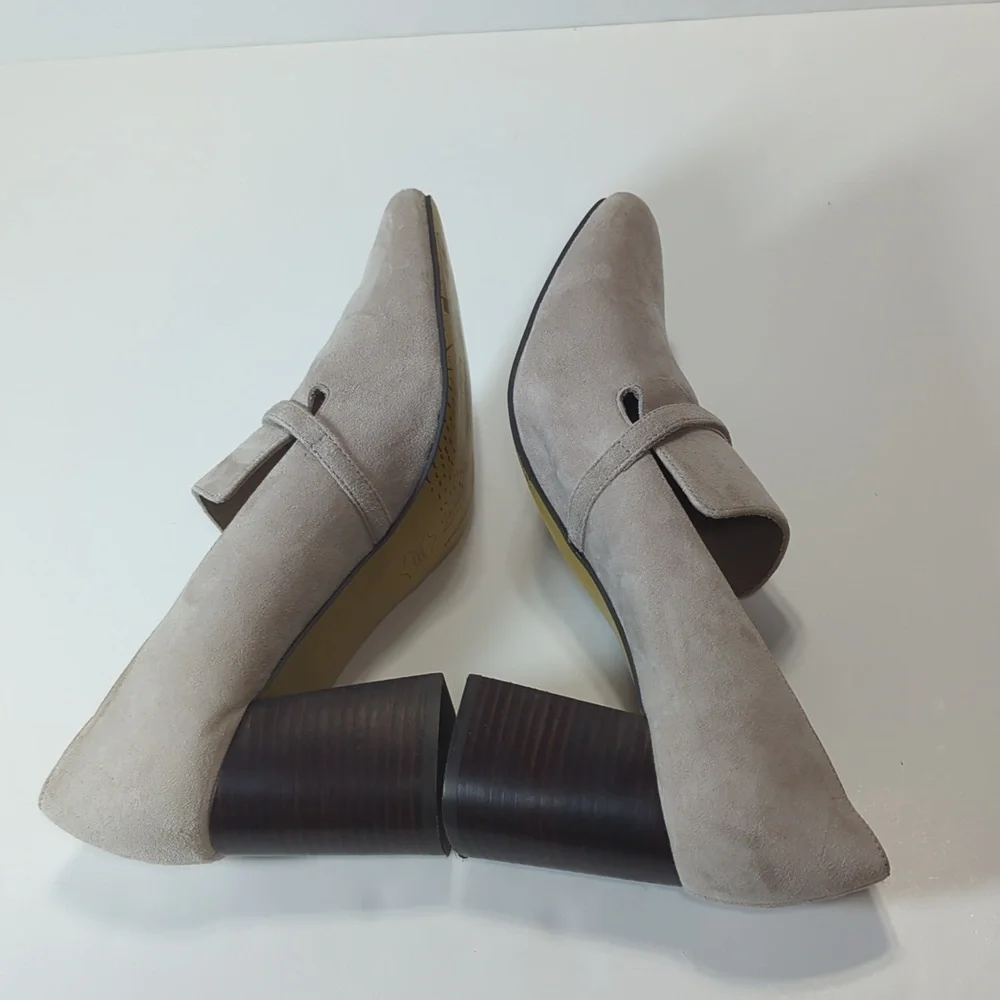 Bella Vita Women's Ashton Square Toe Block Heel Pumps Size 12W